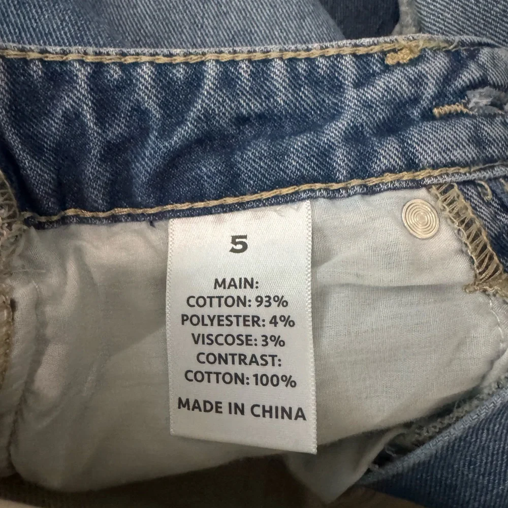 Blue Flare Jeans with White Stripes doble face pants - Picture 6 of 13